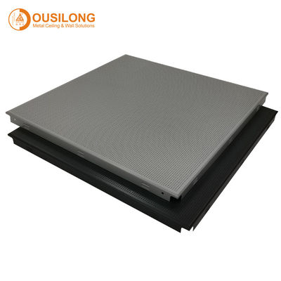 Akustyczny fałszywy aluminiowy perforowany metalowy panel sufitowy 600 X 600 X 0,6 mm