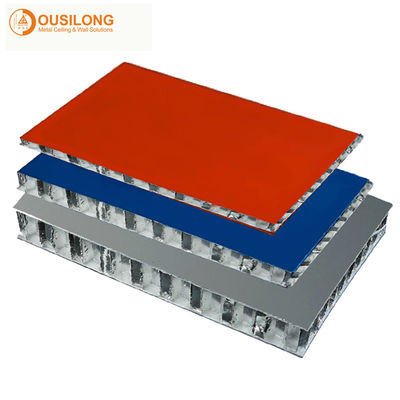 Ognioodporna ściana wewnętrzna Aluminiowy panel o strukturze plastra miodu Aluminiowe płytki architektoniczne Tegular