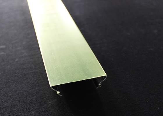 Panel sufitowy z aluminiową listwą Zero Clearance w kształcie litery C / Metalowy sufit liniowy