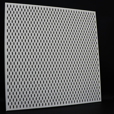 Ognioodporny klips w panelu sufitowym, 600 * 600 dużych aluminiowych płyt perforowanych z plafonu