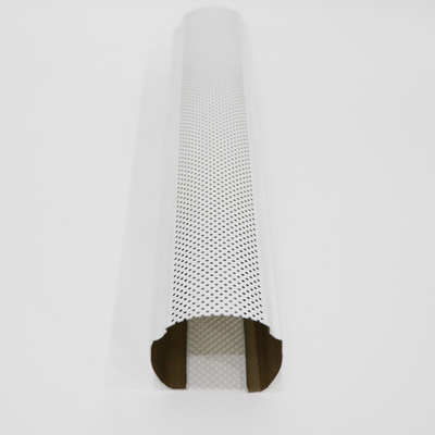 Perforowane dekoracyjne aluminiowe sufity liniowe w kształcie litery O o maksymalnej długości 6000 mm