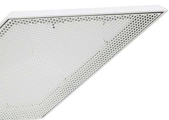Perforowany metalowy aluminiowy panel ścienny z kurtyną pryzmatyczną Zewnętrzne malowanie natryskowe PVDF