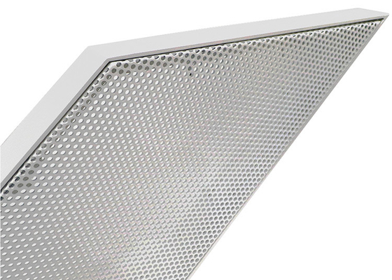 Perforowany metalowy aluminiowy panel ścienny z kurtyną pryzmatyczną Zewnętrzne malowanie natryskowe PVDF