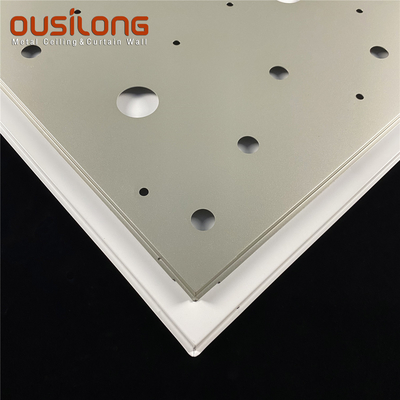 Podwieszany perforowany panel sufitowy z aluminium o grubości 0,5 mm