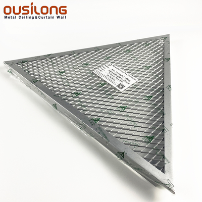 Aluminiowe akustyczne panele sufitowe o wielokątnym kształcie