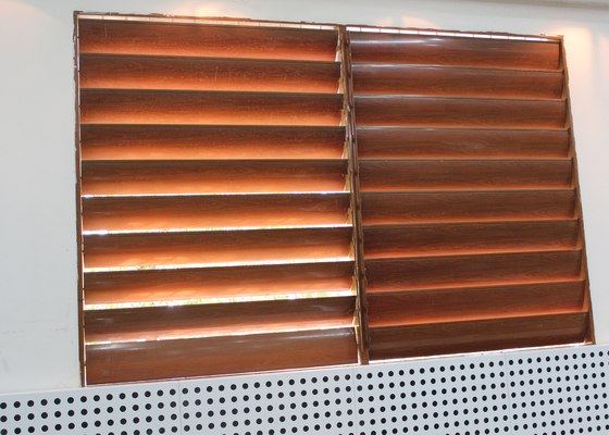 Mobilizowany profil aluminiowy system żaluzji Sun Shade z piankowym materiałem wypełniającym