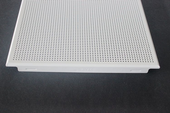 Odporne na warunki atmosferyczne akustyczne plafony sufitowe Aluminium / stal ocynkowana powlekana białą farbą