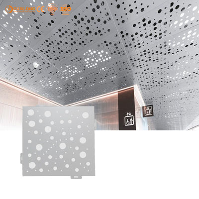 Laserowo wycinane ściany kurtynowe Perforowane aluminiowe metalowe panele elewacyjne