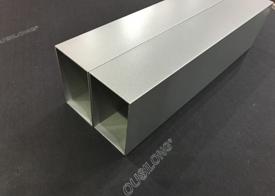Ozdobny kwadratowy sufit aluminiowy sufit Dostosowana grubość
