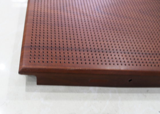 niestandardowy drewniany upuszczony klip w panelach sufitowych 2x2 z wymianą ciepła