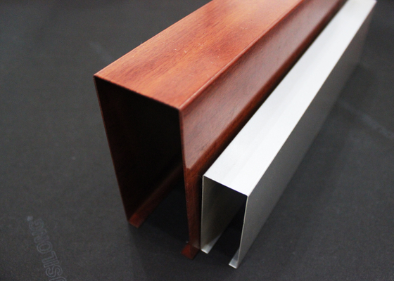 Linear Metal U - profil aluminiowy Sufit / Sufitowa powłoka malarska prostokątna