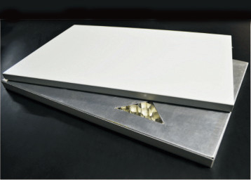 dekoracyjna wtyczka Aluminiowa płyta o strukturze plastra miodu / aluminiowa blacha aluminiowa powlekana węglem