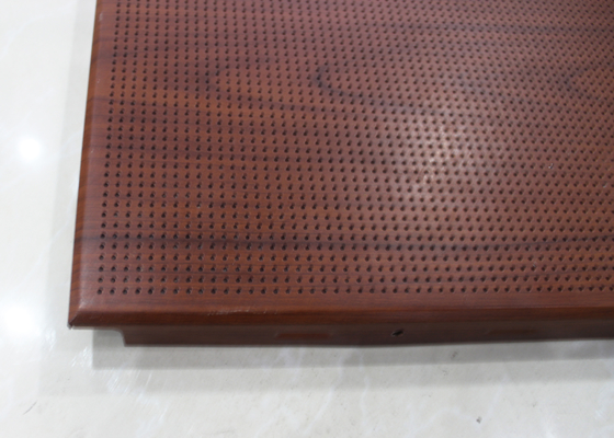 Akustyczny, odporny na wilgoć, perforowany metalowy sufit / panel aluminiowy do warsztatu
